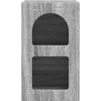 vidaXL Nachtkastje ELST 2 st Grijs Sonoma 29,5 x 33,5 x 50 cm