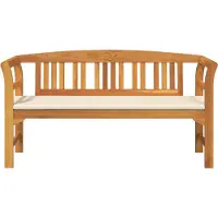vidaXL Rosenbank, natuurlijke stijl, 157 x 46 x 82,5 cm, massief acaciahout