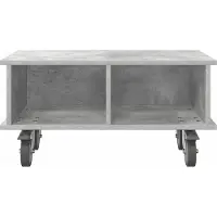 vidaXL TV Stand 68,5 x 35 x 35 cm Beton Grijs Bewerkt hout