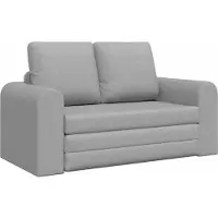vidaXL Slaapbank Wolkgrijs 148 x 71 x 83 cm Stof