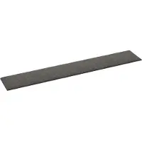 vidaXL Wand Hoofdbord 12 st 90 x 15 cm Donkergrijs Stof
