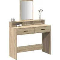 vidaXL Kaptafel Sonoma Eik 100 x 41 x 140 cm Bewerkt hout