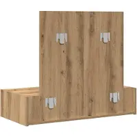 vidaXL Kaptafel Bruin 83 x 40 x 70 cm Bewerkt hout