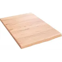 vidaXL Wastafelblad 40x60x2 behandeld massief hout lichtbruin