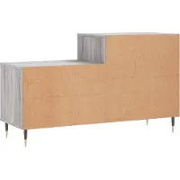 vidaXL Schoenenkast 102x36x60 cm bewerkt hout sonoma grijs