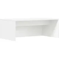 vidaXL Aan de muur bevestigd bureau Wit Bewerkt hout 80 x 45 x 30 cm