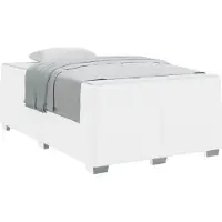 vidaXL Bedframe Wit 120 x 190 cm Stof
