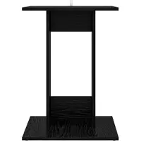 vidaXL Bijzettafel Zwart Eiken 45 x 40 x 62,5 cm Bewerkt hout