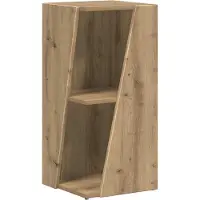vidaXL Zijplank 33 x 32 x 70,5 cm Bewerkt hout Artisan Eiken