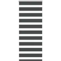 vidaXL Zebra rolgordijn 55x150 cm stofbreedte 50,9 cm zwart