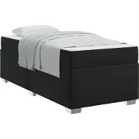 vidaXL Bedframe Zwart 90 x 190 cm PVC
