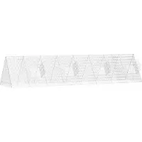 vidaXL Konijnenkooi zilver 430 x 100 x 85 cm Gegalvaniseerd staal