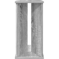vidaXL Bijzettafel Grijs Sonoma 35 x 25 x 50 cm Bewerkt hout