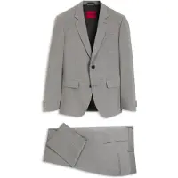 HUGO Tweedelig slim-fit pak van een wolmix Maat 44