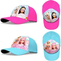 VProDeti Polyester Petten - Set van 2 Stuks - Roze & Blauw