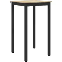 vidaXL - Staande - Bartafel - Bewerkt - hout - Vierkant
