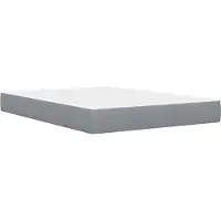 vidaXL Bedframe, 160 x 200 cm, lichtgrijs