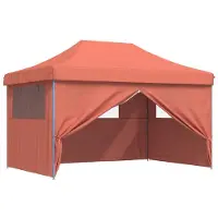vidaXL Partytent Terracotta 292 x 440 x 315 cm Oxford Stof