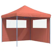 vidaXL Partytent Terracotta 292 x 292 x 315 cm Oxford Stof