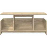 vidaXL TV Stand 102 x 35 x 45 cm Sonoma Eik Bewerkt hout