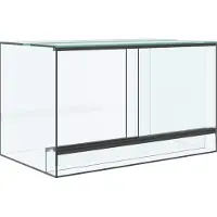 vidaXL Terrarium met opslag Transparant 50 x 30 x 30 cm Glas