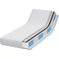 vidaXL Matras Wit 70 x 200 cm Pocketveer