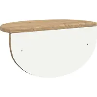 vidaXL Wandplank Muurmontage Artisan Eiken 38 x 19 x 19 cm