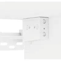 vidaXL TV Wandkast 30 x 31 x 60 cm Wit Bewerkt hout