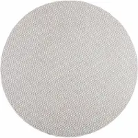 vidaXL Binnen kleed LUGO Crème en Grijs Ø 160 CM Polyester