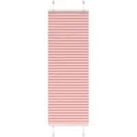 vidaXL Plissé rolgordijn 45x150 cm stofbreedte 44,4 cm polyester roze