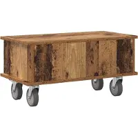 vidaXL TV Stand 68,5 x 35 x 35 cm Oudhout Bewerkt hout