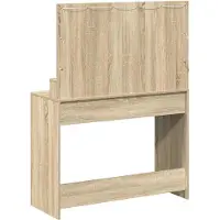 vidaXL Kaptafel Sonoma Eik 100 x 41 x 135 cm Bewerkt hout