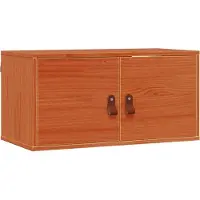 vidaXL Wandkast Muurmontage 2 st Wasbruin 60 x 30 x 30 cm