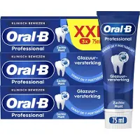 Oral-B Professional Glazuurversterkende Reiniging Tandpasta - Munt - 3 x 75ml