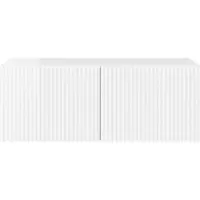 vidaXL TV-wandmeubel, 78,5 x 31 x 29,5 cm, glanzend wit, houtvezel