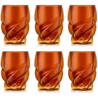 Bodum PAVINA PARIS dubbelwandige glazen - 270 ml, transparant rood, verpakking van 6