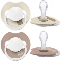 Difrax Fopspeen LOVI Dynamic 18+ mnd Prime Ivory/Blush Glow 2 st.