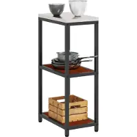vidaXL Keukenplankeenheid HATTEM Roestig 30 x 50 x 92 cm Staal