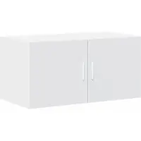 vidaXL Wandkast 80x42,5x40 cm bewerkt hout wit