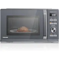 Toshiba MW3-AM25PFI(MG) magnetron, 25 liter, 900 W, 10 vermogensstanden, grijs