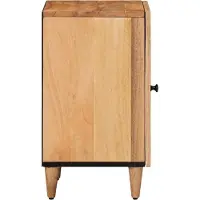 vidaXL Badkamerkast Naturel 38 x 33 x 58 cm Massief Mango Hout