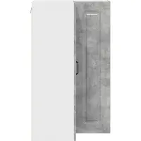 vidaXL Vaatwasserfront, model Kalmar, betonkleur, 57 x 57 x 100 cm