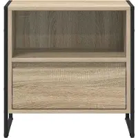 vidaXL Nachtkastje 2 st Sonoma 50 x 39,5 x 50 cm Bewerkt hout