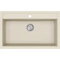 vidaXL Wasbak Graniet 795 x 505 mm Beige