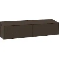 vidaXL Tuinbox 220x50x58 cm poly rattan bruin