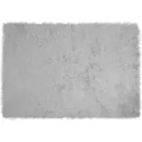 vidaXL Tapijt van imitatie schapenvacht TAFALLA Grijs 120 x 170 cm