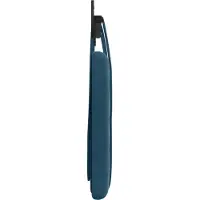 vidaXL Hangend hoofdbord Blauw Fluweel