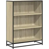 vidaXL Boekenkast 80,5x35x107,5 cm bewerkt hout sonoma eikenkleurig