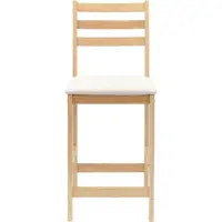 vidaXL Eetstoelen 2 st Massief Rubberhout Naturel 40 x 47,5 x 99,5 cm