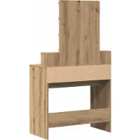 vidaXL Kaptafel artisanaal eikenkleurig 80 x 41 x 144.5 cm